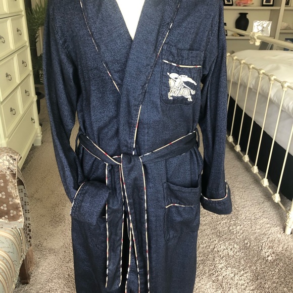Burberry Other - Burberry Men’s Flannel Bathrobe Rare! XL logo